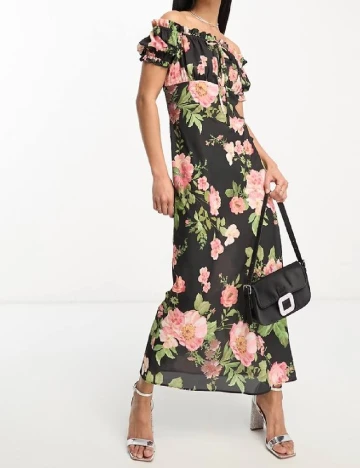 Rochie medie ASOS, floral print Floral print