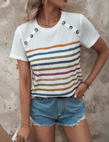 
						Tricou SHEIN, mix culori