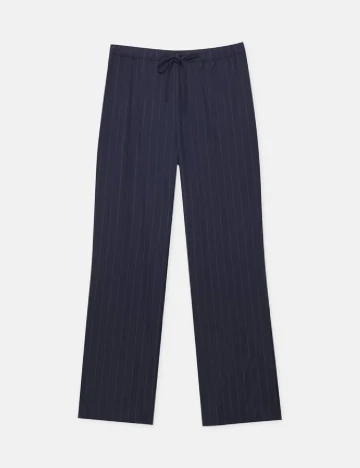Pantaloni Pull&Bear, bleumarin Albastru