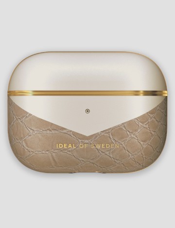 
						Husa AirPods IDEAL OF SWEDEN, maro/crem