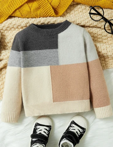 Pulover Shein Kids, mix culori