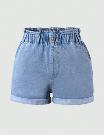 
						Pantaloni scurti Shein Kids, albastru