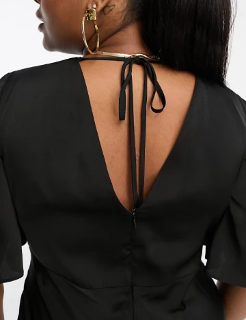 Rochie lunga ASOS Curve, negru