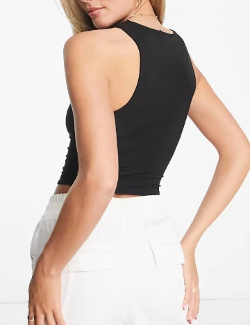 Top ASOS, negru Negru