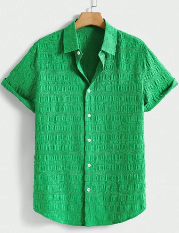 Camasa SHEIN, verde Verde