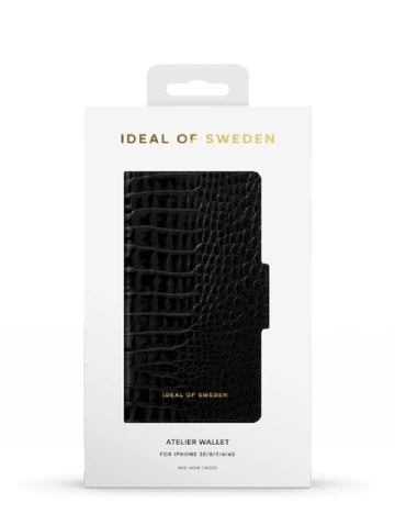 Husa iPhone IDEAL OF SWEDEN, negru Negru