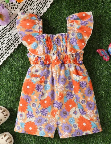 Salopeta Shein Kids, portocaliu Portocaliu