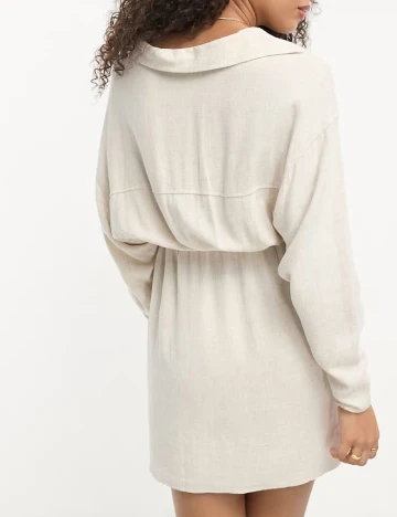 Rochie scurta ASOS, crem