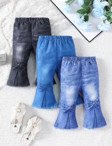 Set pantaloni 3 bucati Shein Kids, mix culori