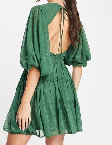 Rochie scurta ASOS, verde Verde