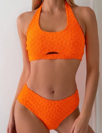 Costum de baie SHEIN, portocaliu