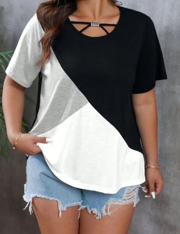 Tricou SHEIN CURVE, mix culori