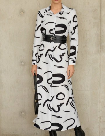
						Rochie lunga SHEIN, alb