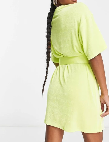 Rochie scurta ASOS, verde Verde