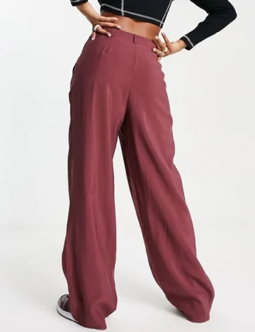 Pantaloni ASOS, roz pudra inchis