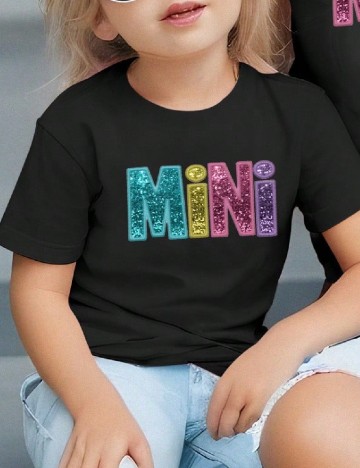 
						Tricou Shein Kids, negru