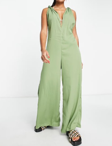 
						Salopeta de plaja ASOS, verde