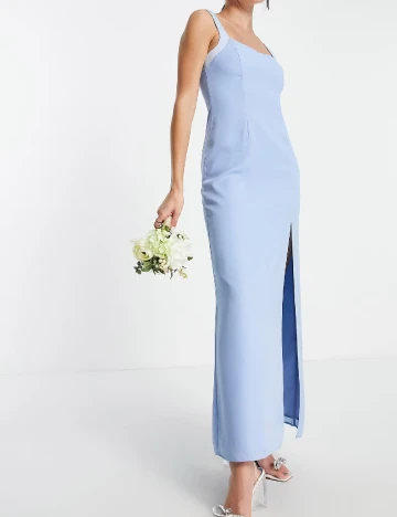 Rochie lunga ASOS, albastru Albastru