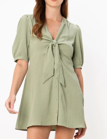 Rochie scurta ASOS, verde Verde