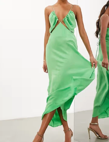 Rochie lunga ASOS, verde