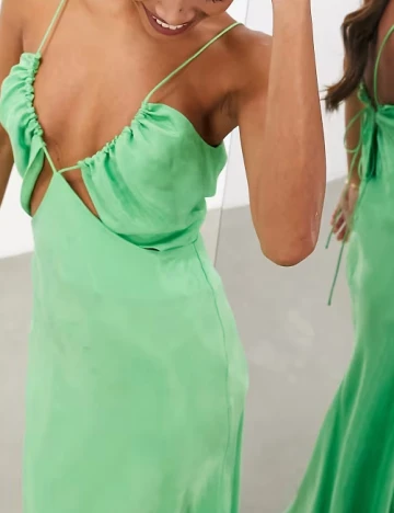 Rochie lunga ASOS, verde