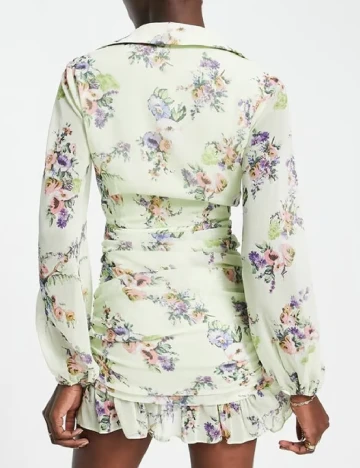 Rochie scurta ASOS, verde Verde