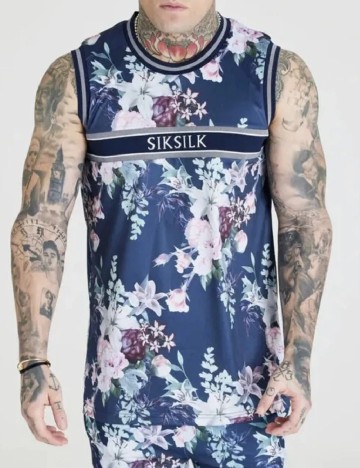 
						Maiou SikSilk, floral print