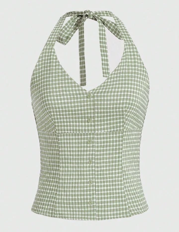 Bluza Romwe, verde