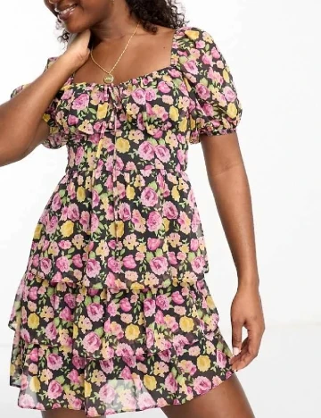 Rochie scurta Miss Selfridge, floral print Floral print
