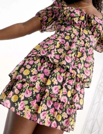 Rochie scurta Miss Selfridge, floral print Floral print
