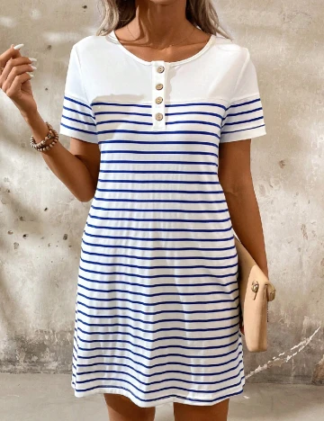 Rochie scurta SHEIN, alb