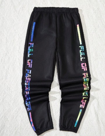 
						Pantaloni Shein Kids, negru