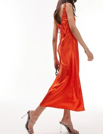 Rochie medie Top Shop, portocaliu