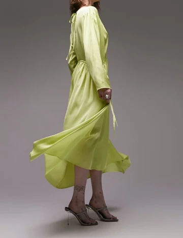 Rochie lunga Top Shop, verde Verde