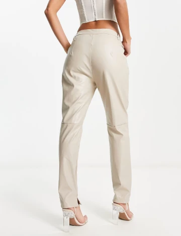 Pantaloni I SAW IT FIRST, bej Crem
