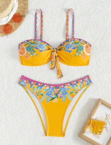 Costum de baie SHEIN, galben