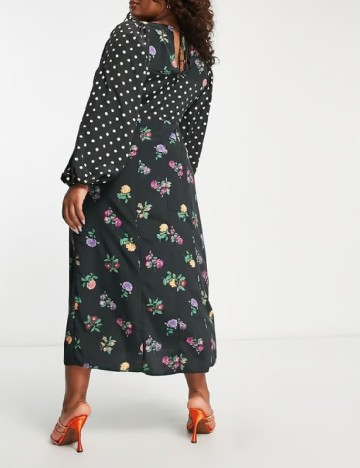 Rochie lunga ASOS Curve, negru