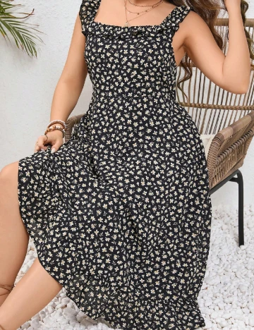 Rochie lunga SHEIN CURVE, floral