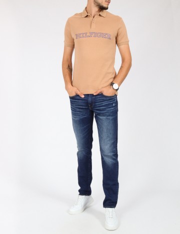 Tricou Tommy Hilfiger, maro
