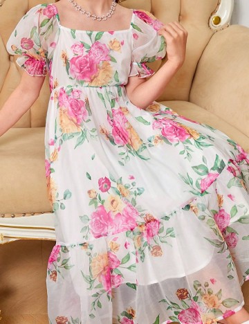 
						Rochie Shein Kids, floral print