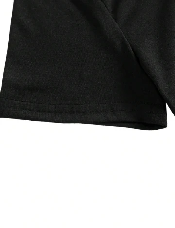 Tricou Romwe, negru Negru