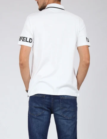 Tricou KARL LAGERFELD, alb