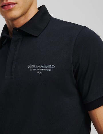 Tricou KARL LAGERFELD, bleumarin inchis