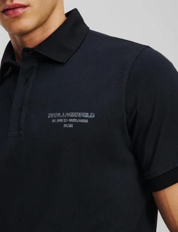 Tricou KARL LAGERFELD, bleumarin inchis Albastru