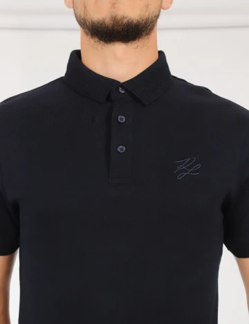 Tricou KARL LAGERFELD, bleumarin inchis Albastru
