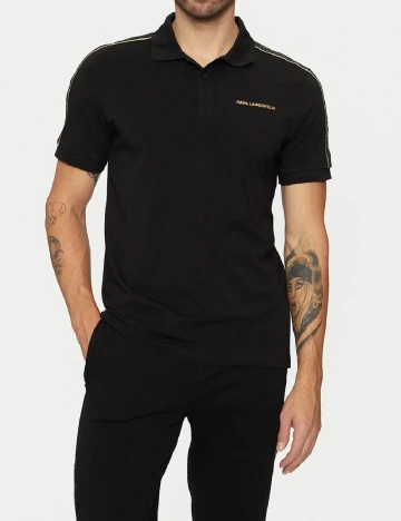Tricou KARL LAGERFELD, negru Negru