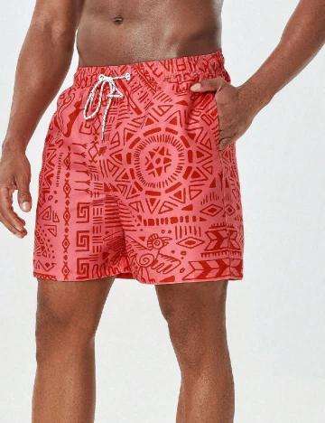 Short de baie SHEIN, roz