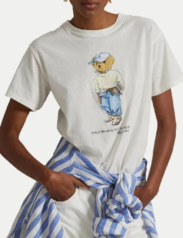 Tricou Polo Ralph Lauren, alb Alb