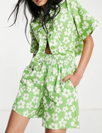 Pantaloni scurti Top Shop, verde Verde