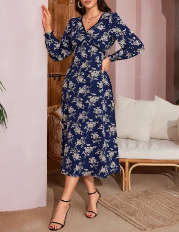 Rochie medie SHEIN, bleumarin